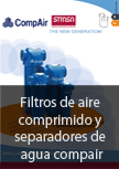 FILTROS DE AIRE COMPRIMIDO Y SEPARADORES DE AGUA COMPAIR
