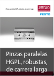 Pinzas paralelas HGPL, robustas, de carrera larga