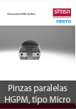Pinzas paralelas HGPM, tipo Micro