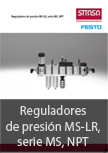 Reguladores de presi�n MS-LR, serie MS, NPT