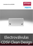 Electrov�lvulas CDSV Clean Design