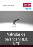 V�lvulas de palanca VHER, NPT