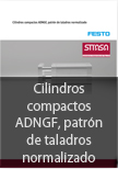 Cilindros compactos ADNGF, patr�n de taladros normalizado