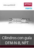 Cilindros con gu�a DFM-N-B, NPT