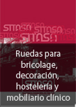 Ruedas para bricolage, decoraci�n, hosteler�a y mobiliario cl�nico