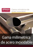 Gama milimetrica de acero inoxidable