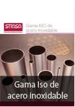 Gama Iso de acero inoxidable