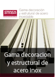 Gama decoracion y estructural de acero inox