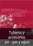 Tuberia y accesorios pe - gas y agua